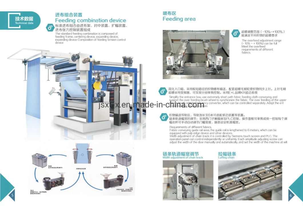 Xlc-2600 Multi Purpose Stenter Machine for Fabrics and Nonwovens Drying Heat Setting Width