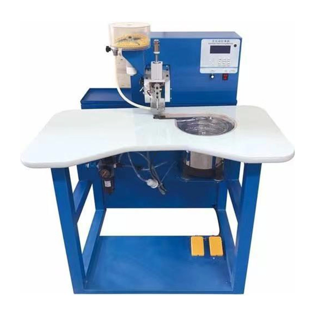 Automatic Double Heads Beading Attaching Pearl Setting Machine for Garment Decoration